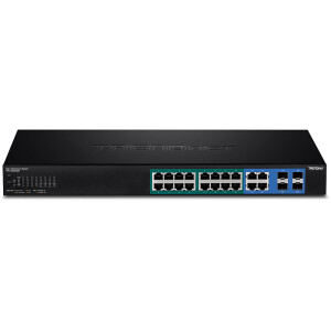 TRENDnet TPE-1620WSF - Managed - L2/L3 - Gigabit Ethernet (10/100/1000) - Power over Ethernet (PoE) - Rack-Einbau - 1U