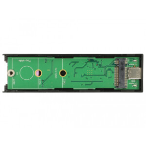 Delock 42597 - SSD-Geh&auml;use - M.2 - USB Typ-C - 6 Gbit/s - USB Anschluss - Schwarz