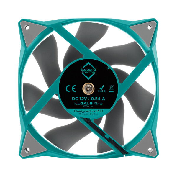 Iceberg Interactive IceGALE Xtra - Ventilator - 12 cm - 500 RPM - 3000 RPM - 44 dB - 127 cfm