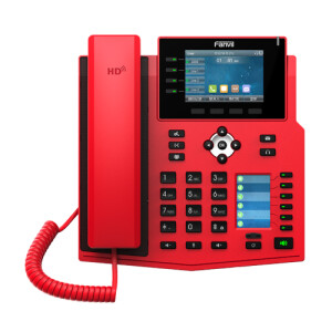Fanvil X5U-R - IP-Telefon - Schwarz - Rot -...