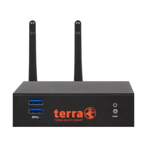 TERRA Black Dwarf g5 - 10 Benutzer - Verkabelt &amp; Kabellos - 1000 Mbit/s - SSD - Desktop - Securepoint Infinity-Lizenz UTM (36 Monate MVL)