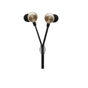 ACV In-Ear Stereo-Headset&quot;Luxury&quot; - gold Zipper-Style
