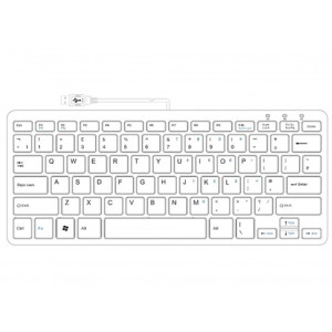 R-Go Compact R-Go Tastatur - QWERTY (UK) - wei&szlig; -...