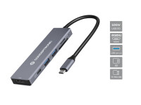 Conceptronic DONN23G 6-in-1 USB 3.2 Gen 1 Dockingstation...