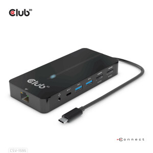 Club 3D USB Gen1 Type-C 7-in-1 hub with 2x HDMI - 2x USB...