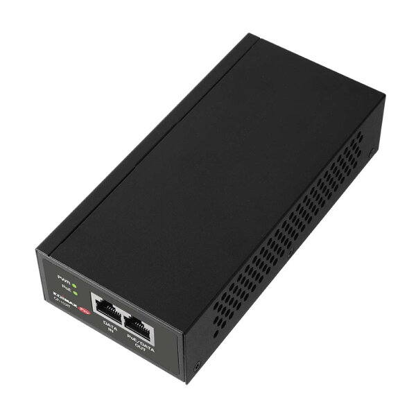 Edimax GP-103IT - 10 Gigabit Ethernet - 100 Gigabit Ethernet - Gigabit Ethernet - 10,100,1000 Mbit/s - IEEE 802.3af - IEEE 802.3at - IEEE 802.3bt - Schwarz - 90 W - 100 - 240 V