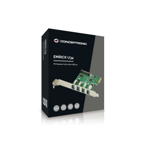 Conceptronic EMRICK U34 - 4-Port-USB-3.0...