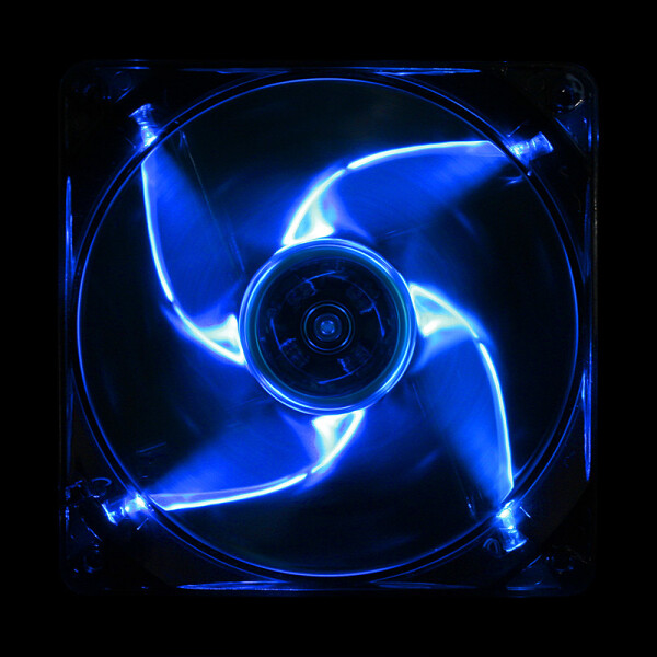 Ultron Silent Fan 120 Blue LED - Gehäuselüfter - 120 mm