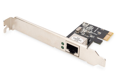 DIGITUS Single Port Gigabit Ethernet Netzwerkkarte, RJ45,PCI Express