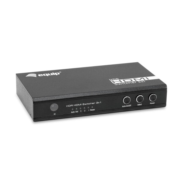 Equip 332725 - HDMI - Aluminium - Schwarz - 60 Hz - 3840 x 2160 - 7.1 Kanäle