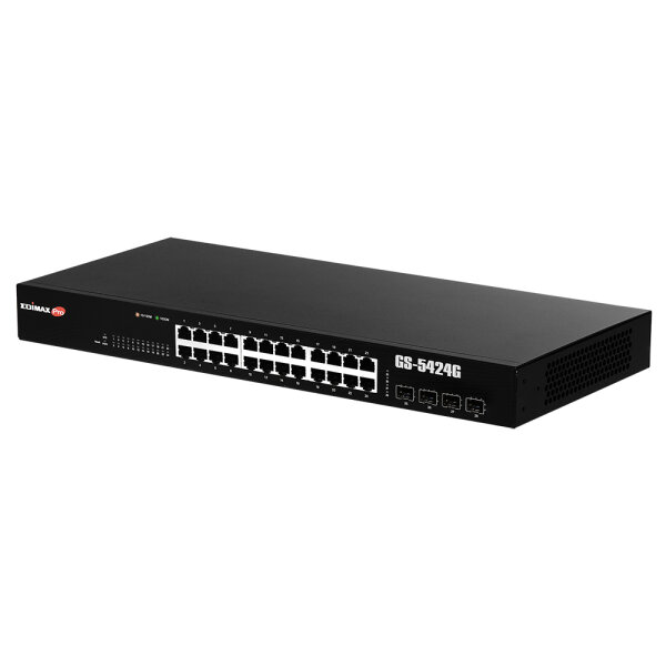 Edimax GS-5424G - Managed - Gigabit Ethernet (10/100/1000) - Rack-Einbau - 1U