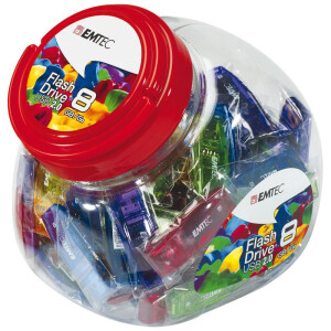 EMTEC C410 Color Mix Candy jar - USB-Flash-Laufwerk - 32 GB