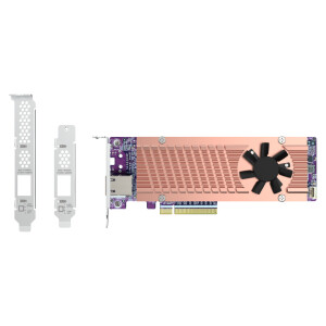 QNAP Card QM2 - M.2 - PCIe - RJ-45 - Niedriges Profil -...