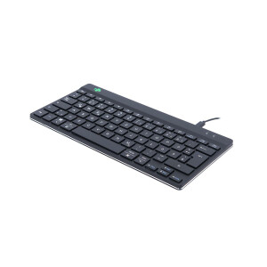 R-Go Compact Break R-Go Tastatur - QWERTZ (DE) - schwarz - kabelgebunden - Mini - Kabelgebunden - USB - QWERTY - Schwarz