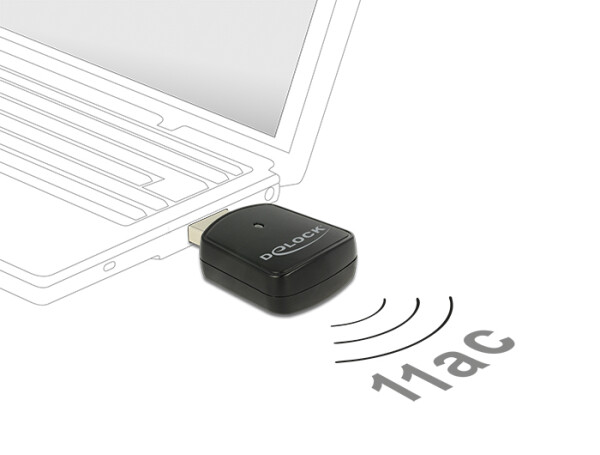Delock Wireless LAN USB Mini Stick - n - Netzwerkkarte - WLAN - Netzwerkkarte - WLAN