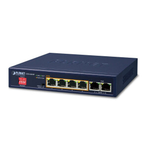Planet GSD-604HP - Unmanaged - Gigabit Ethernet...
