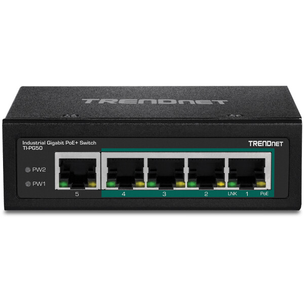 TRENDnet TI-PG50 - Unmanaged - Gigabit Ethernet (10/100/1000) - Vollduplex - Power over Ethernet (PoE) - Rack-Einbau - Wandmontage