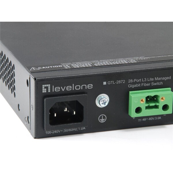LevelOne Kilby GTL-2872 - Switch - L3 Lite - Switch - Glasfaser (LWL)