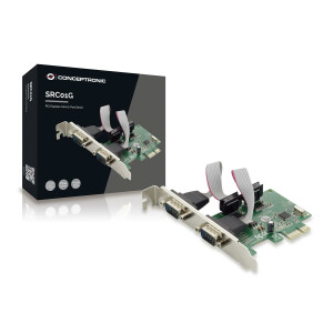 Conceptronic SRC01G - PCIe - RS-232 - PCIe 1.1 -...