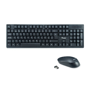 Equip Wireless Tastatur+ Maus Layout portugiesisch schwarz - Tastatur