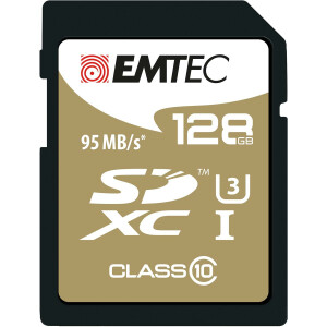 EMTEC ECMSD128GXC10SP - 128 GB - SDXC - Klasse 10 - 95...