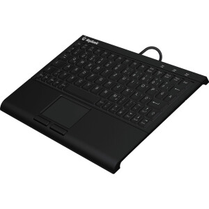 KeySonic KSK-3211ELU Super-Mini Tastatur DE-Layout...