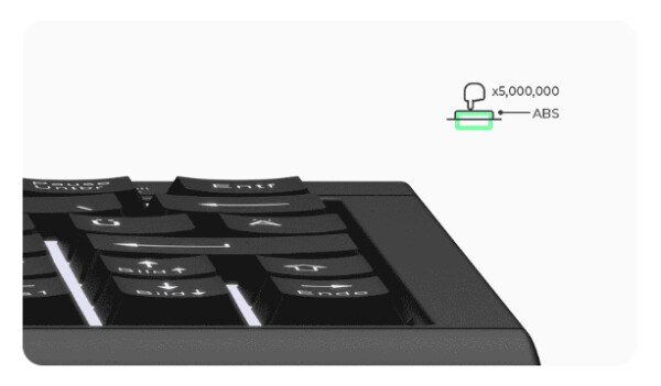 MaxPoint KSK-3010ELC Super Mini Tastatur DE-Layout mit Hintergrundbeleuchtung USB/PS/2 - Tastatur