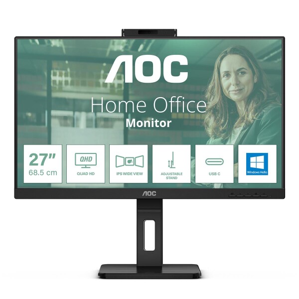 AOC 60.5cm 23.8" 24P3QW 16 09 2xHDMI+DP IPS black retail - Flachbildschirm (TFT/LCD) - 60,5 cm