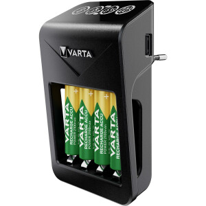 Varta Ladeger&auml;t LCD Plug Charger+ inkl. 4x AA...