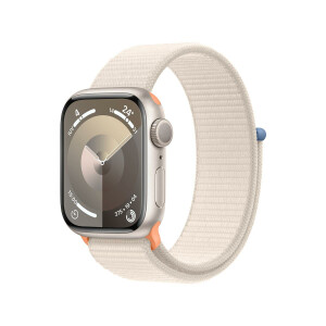 Apple Watch 9 GPS 41mm Alu Polarstern Sport Loop
