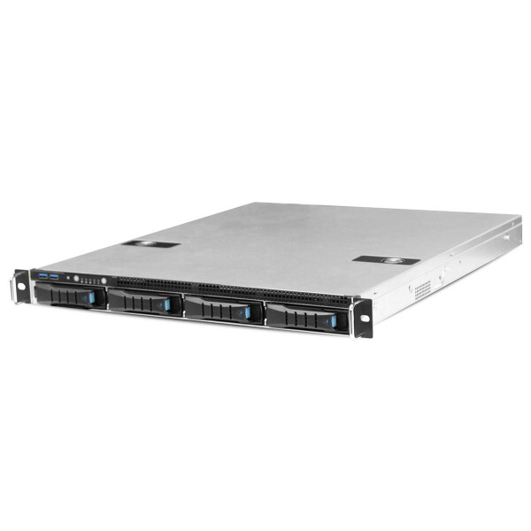 AIC RSC-1DTS - Rack (1U) - Schwarz - 4 L&uuml;fter - SSD - SATA - Serial Attached SCSI (SAS) - 12 GB