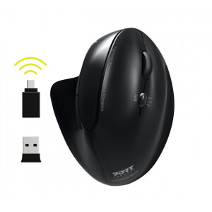 PORT Designs Mouse Ergonomic Rechargeable Bluetooth right...