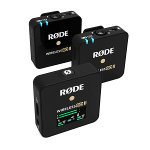 RODE R&Oslash;DE Wireless GO II - Handmikrofon - Bodypack-Empf&auml;nger - Taschensender