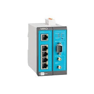 Insys MoRoS icom MRO-L210 - LTE-Router - Ethernet-WAN - 10 Gigabit Ethernet,100 Gigabit Ethernet - Blau - Grau - Wei&szlig;