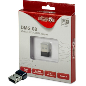 Inter-Tech DMG-08 - Kabellos - USB - WLAN / Bluetooth -...