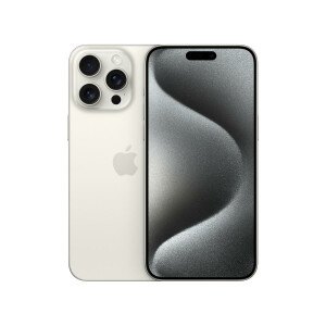 Apple iPhone 15 Pro Max 512GB Titan Wei&szlig; - Smartphone - 512 GB