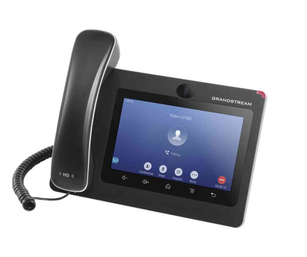 Grandstream GXV3370 - IP-Telefon - Schwarz - Kabelgebundenes Mobilteil - Tisch/Wand - 16 Zeilen - 1000 Eintragungen