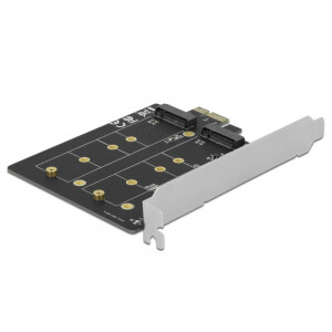 Delock 90432 - PCIe - M.2 - PCIe 3.0 - Schwarz - JMicron...