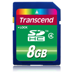 Transcend TS8GSDHC4 - 8 GB - SDHC - Schwarz