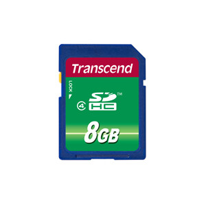 Transcend TS8GSDHC4 - 8 GB - SDHC - Schwarz