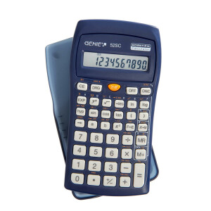 Genie 52 SC - Tasche - Wissenschaftlicher Taschenrechner - 10 Ziffern - 1 Zeilen - Akku - Navy