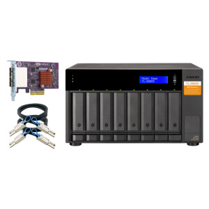 QNAP TL-D800S - HDD / SSD-Geh&auml;use - 2.5/3.5 Zoll -...