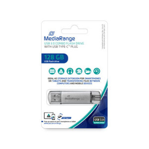 MEDIARANGE MR938 - 128 GB - USB Type-A / USB Type-C - 3.2...