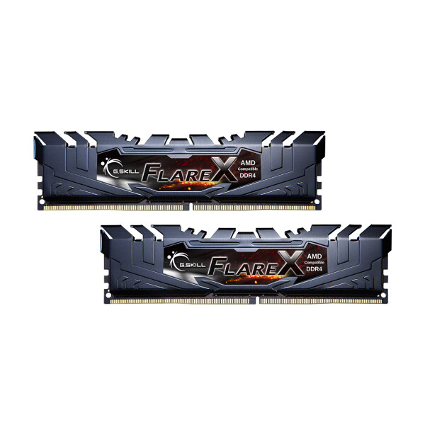 G.Skill Flare X (for AMD) F4-3200C14D-32GFX - 32 GB - 2 x 16 GB - DDR4 - 3200 MHz - 288-pin DIMM