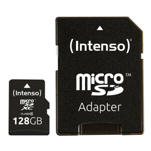 Intenso 3413491 - 128 GB - MicroSDXC - Klasse 10 - 25...