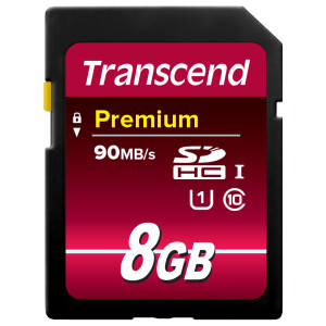 Transcend 8GB SDHC Class 10 UHS-I - 8 GB - SDHC - Klasse...