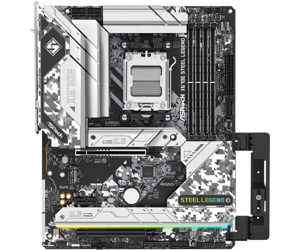 ASRock X670E Steel Legend ATX AM5 AMD X670 - Mainboard - AMD Sockel AM5 (Ryzen Zen4)