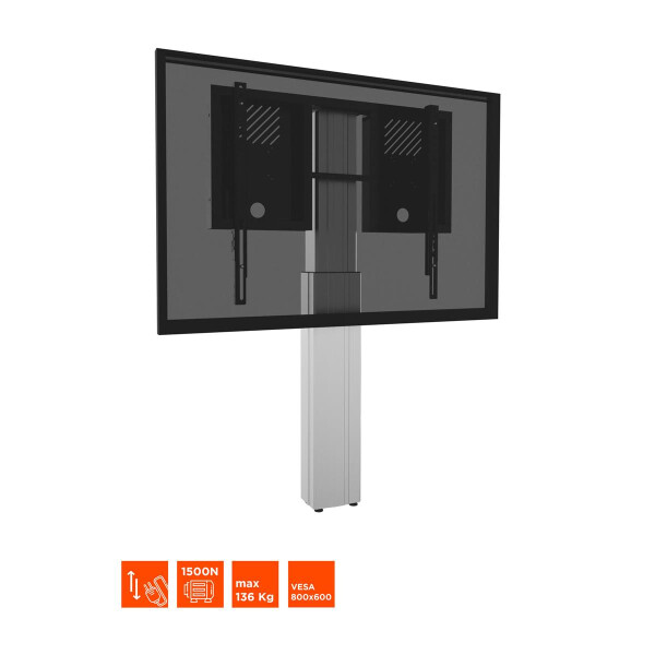 celexon Expert elektrisch höhenverstellbarer Display-Ständer Adjust-4275WS mit Wandbefestigung - 50cm