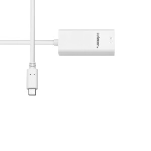 celexon USB-C auf mini DisplayPort M/F Adapter, wei&szlig;