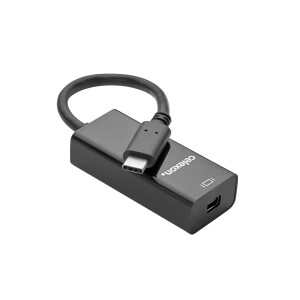 celexon USB-C auf mini DisplayPort M/F Adapter, schwarz